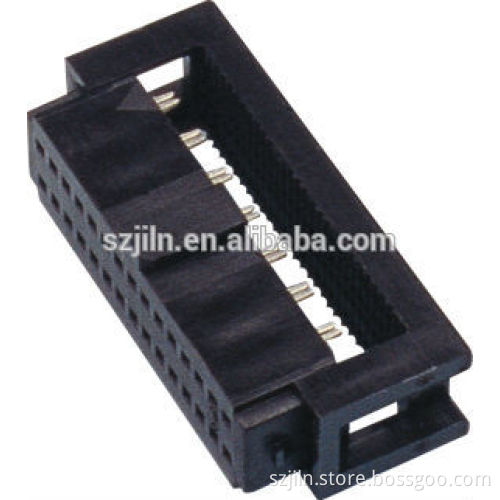 1.27mm IDC socket connector for flat cable